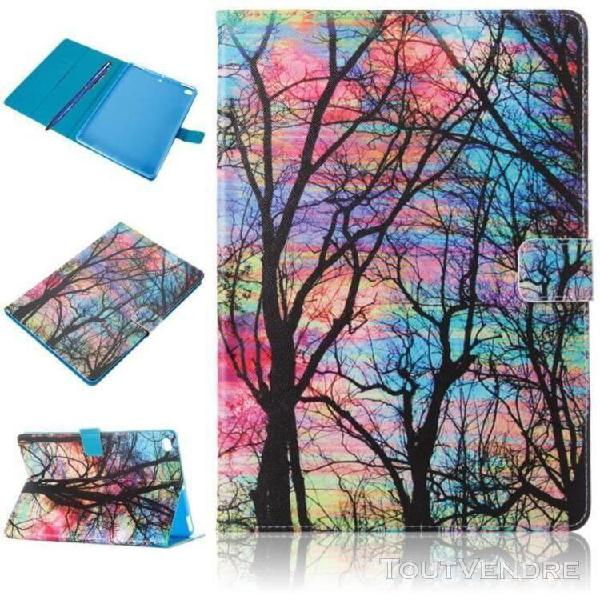 ipad 2017 9.7 coque,papillon fleurs pissenlit retro painted