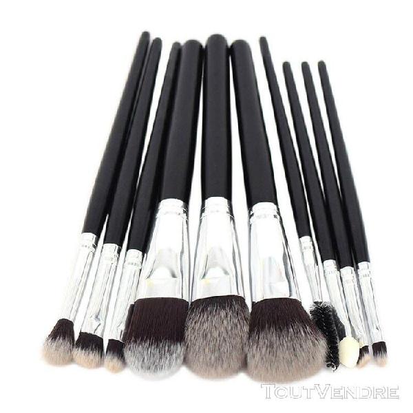 10 pcs professionnel maquillage pinceaux de haute qualité