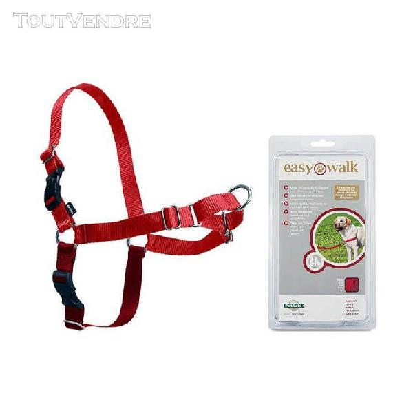 Harnais easywalk chien m rouge