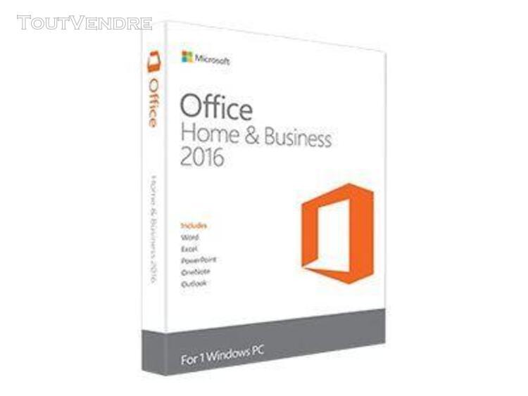 Microsoft office home and business 2016 - licence - 1 pc - w