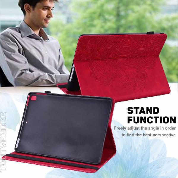 Pour ipad 2019 ¿¿tui pour tablette en cuir ¿¿ motif de