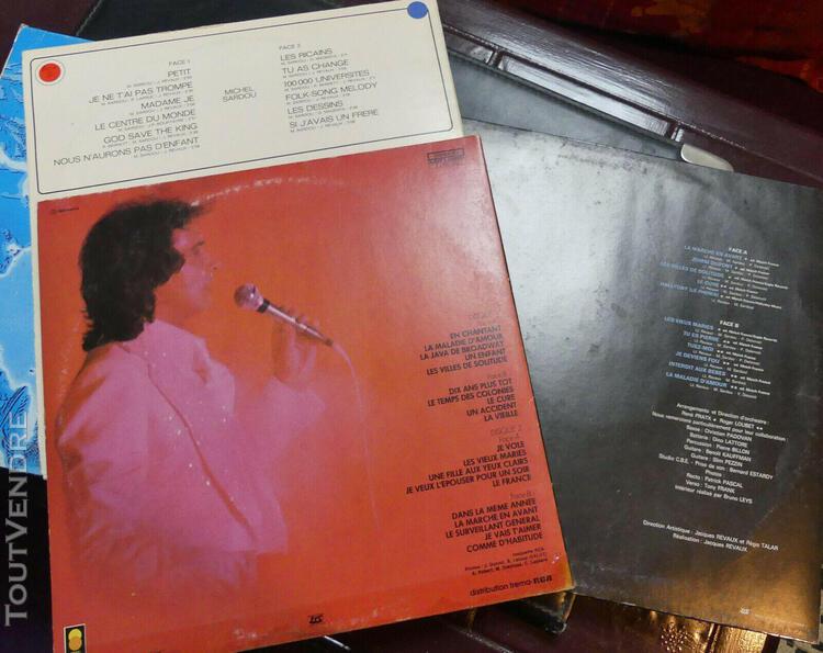 lot vinyles michel sardou