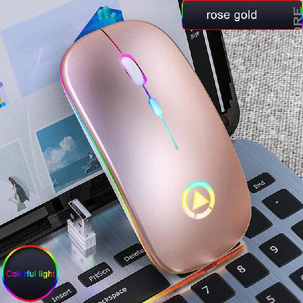 souris optique sans fil 2,4 ghz souris muette rechargeable u