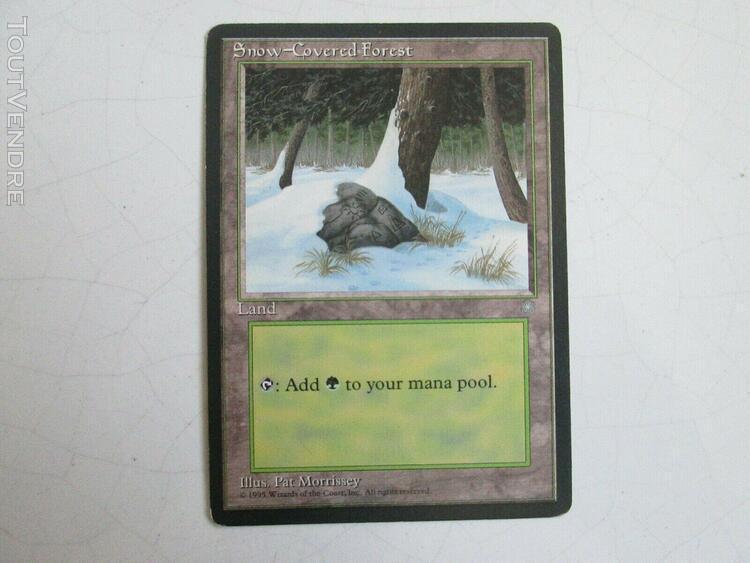 Vintage mtg ice age snow covered forest vo magic exc