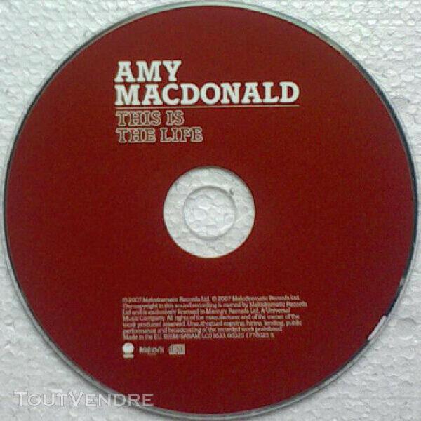 amy macdonald ‎cd this is the life - europe