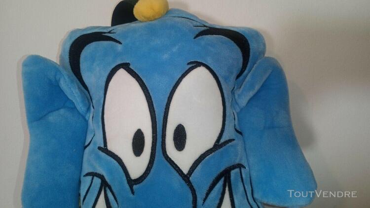 coussin peluche tête de génie aladin disney