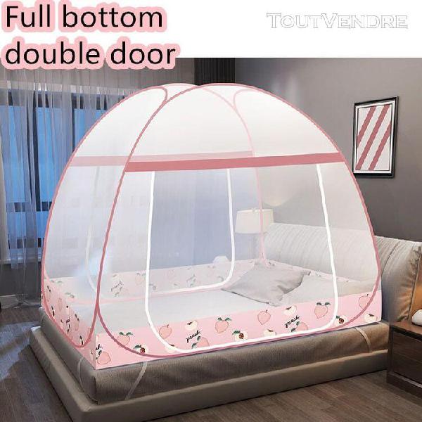 double porte pliable sans fond fond plein moustiquaire porta