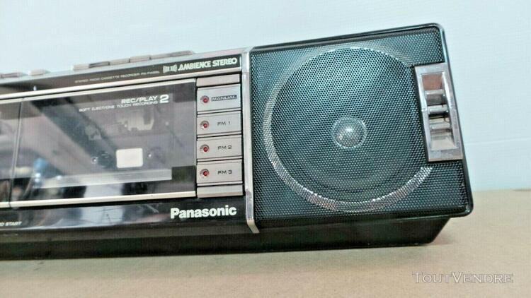 panasonic rx-fw29l radio double cassette boombox auto-revers