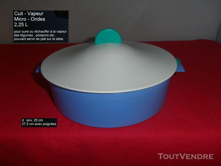 tupperware  vintage  cuit vapeur micro ondes 2,25 l..