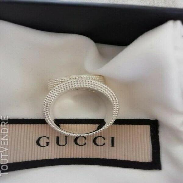 bague gucci en argent