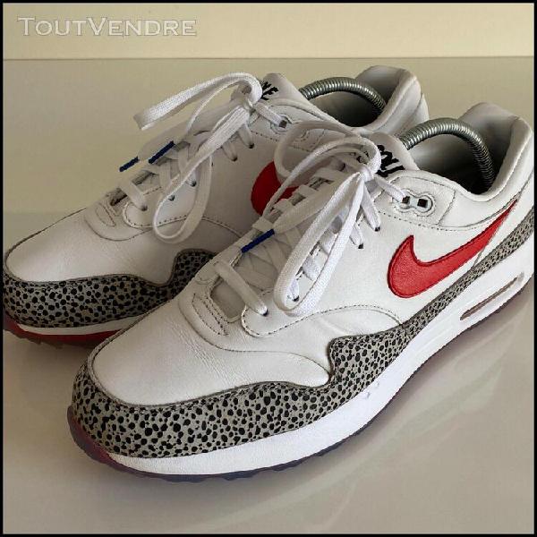 Nike golf air max 1 g nrg | white/habanero red/cement gre