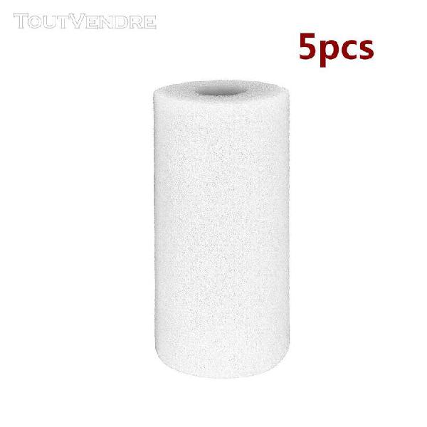 5pcs blanc - cartouche d&#39;éponge filtrante de piscine