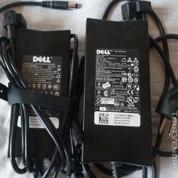 Chargeur original dell 65w 19.5v 3.34a pa-12 la65sn2 aliment