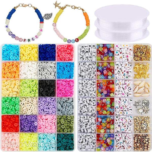 7048 pièces 6mm perles d'argile polymère perles rondes 7048 pièces 6mm perles d'argile polymère perles rondes