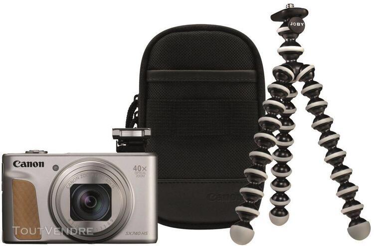 Appareil photo compact canon powershot sx740 hs argent+trepi Appareil photo compact canon powershot sx740 hs argent+trepi