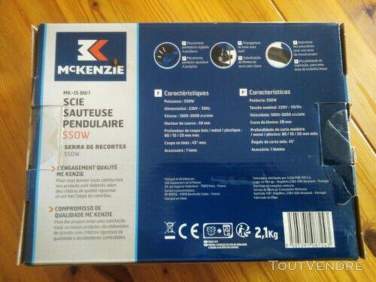 Scie sauteuse pendulaire 550w mckenzie professionnel neuf