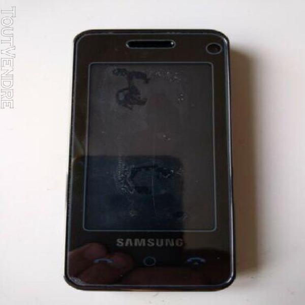 Téléphone portable samsung sgh f490 - noir non testé