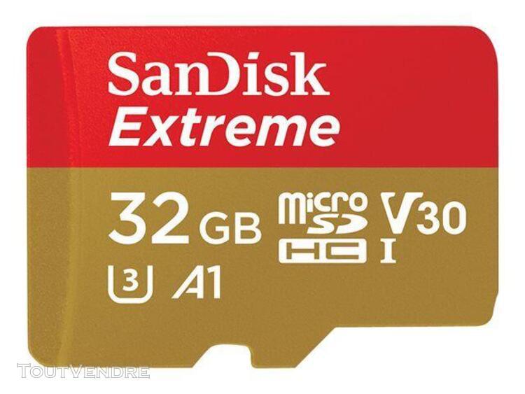 Sandisk extreme - carte mémoire flash (adaptateur microsdhc