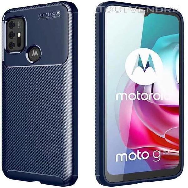 etui pour motorola moto g10, etui en silicone tpu souple des