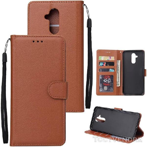 Housse de protection etui portefeuille pour huawei maimang 7