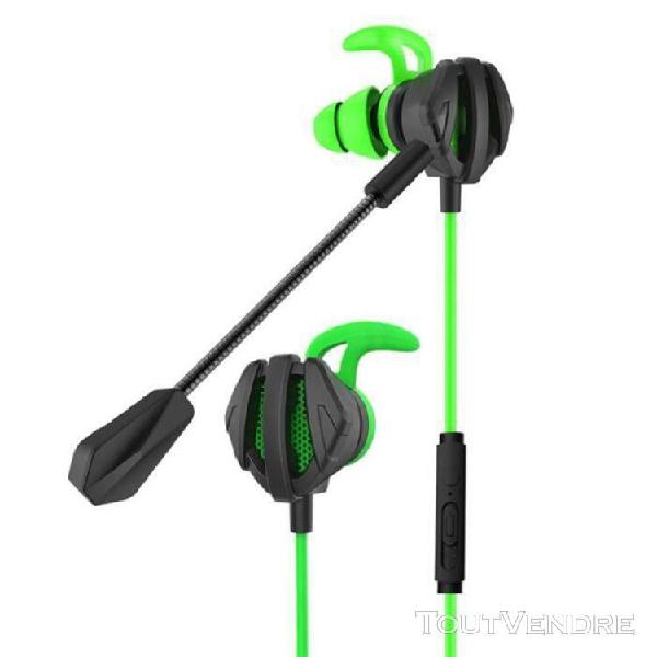 couteurs pour jeux casques ¿¿coute portables verts g6