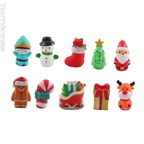 5/10pcs silicone doigt marionnettes jouets noël berceau s