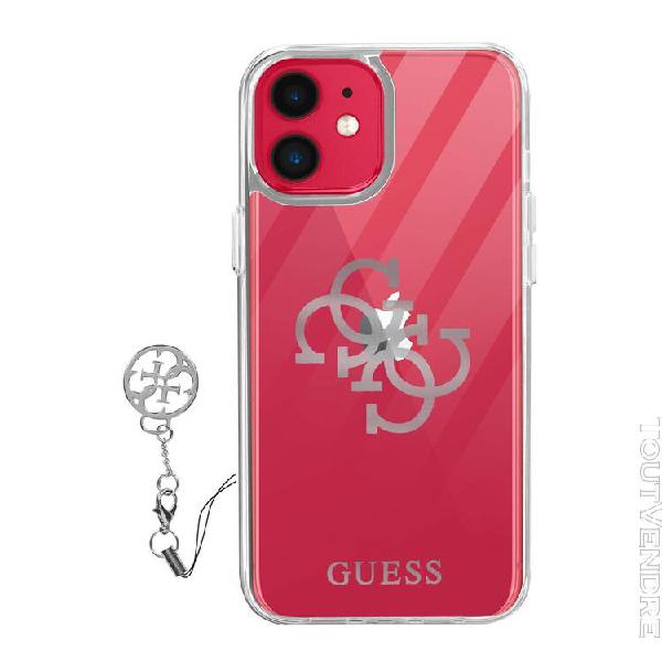 Coque apple iphone 11 bi-matière 4g charms guess