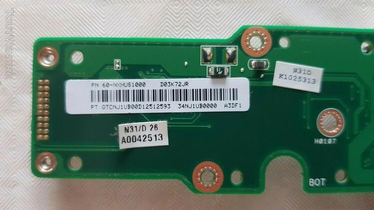 pcb usb carte sd board asus k72j k72jp k72jk k72dr x72d 60-