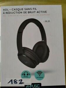 Casque sans fil kol à réduction de bruit r-music