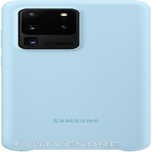 coque samsung s20 ultra silicone bleu