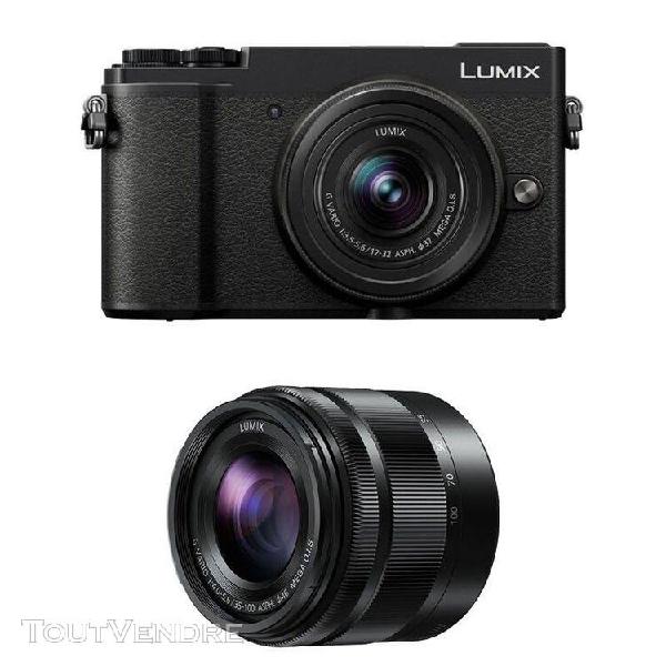 panasonic lumix gx9 noir + 12-32+ 35-100 garanti 3 ans