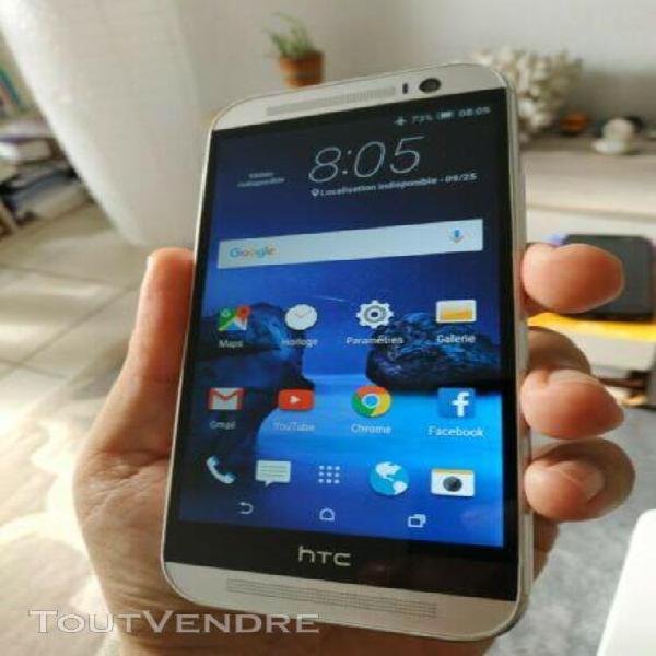 smartphone htc one m8 - 32 go - glacial silver, débloqué