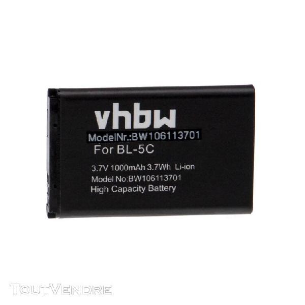 vhbw batterie remplacement pour uniden 1000060 pour smartpho