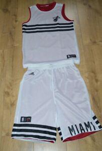 Ensemble réversible basket nba maillot &amp; short adidas miami