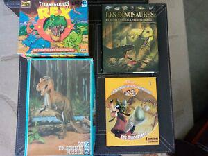 pack dinosaures - jeu, livres, puzzle