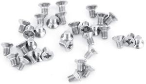 100pcs m3 vis cylindriques à tête plate à fraisée 10mm