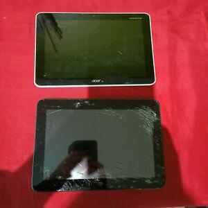 lot 2 tablettes acer iconia et hp omni 10 non testées,