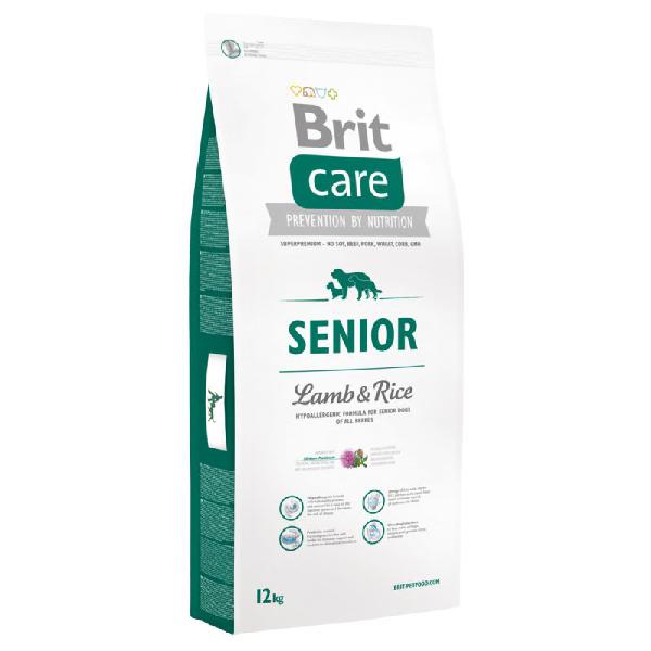 Brit care senior all breed agneau, riz pour chien