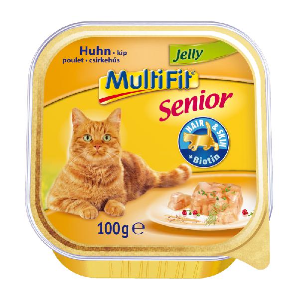 Multifit barquette senior jelly 16 x 100 g