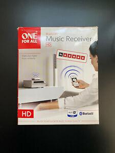 one for all bluetooth musique récepteur blanc sans fil