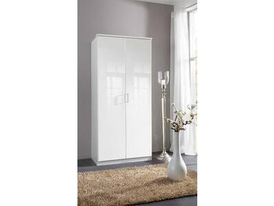 armoire 2 portes clack blanc portes pleines