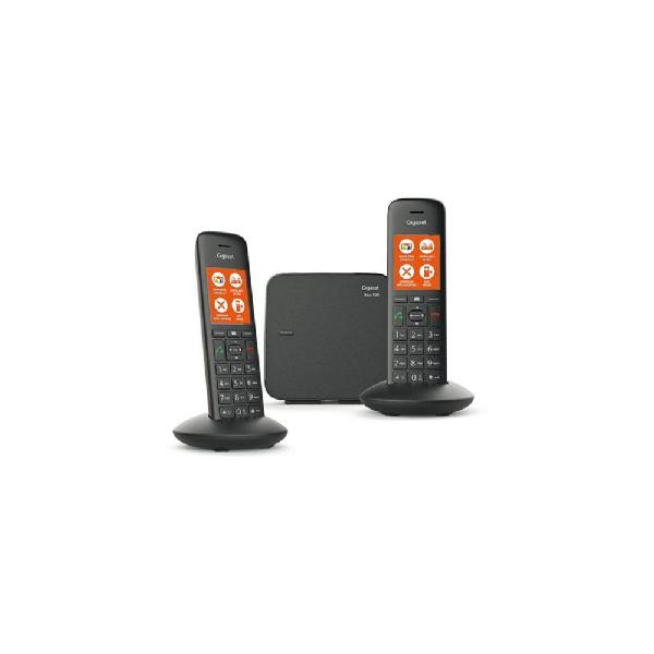 Gigaset - téléphone sans fil gigaset c570 duo noir -