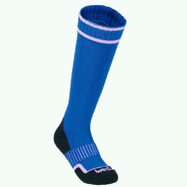 Chaussettes de ski enfant 100 bleues