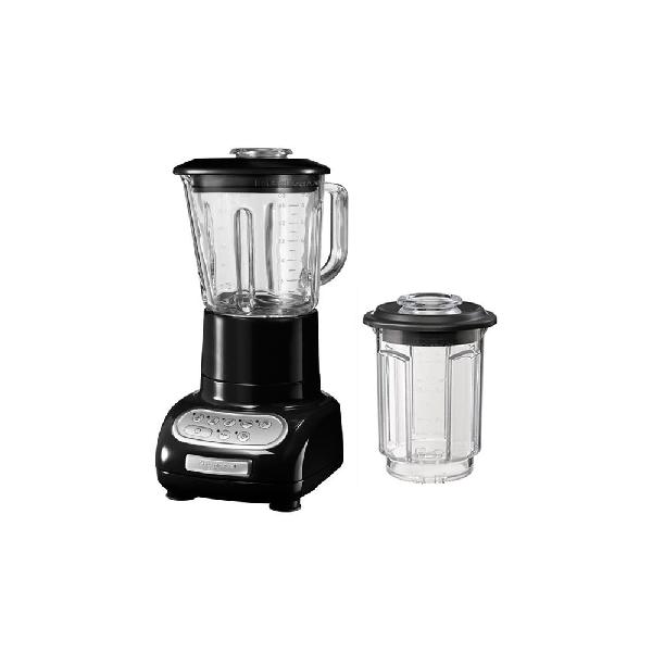 Accessoire : bol en verre transparent avec bec verseur. poignée et couvercle  en silicone 4.7L 5KSM5GB - Kitchenaid