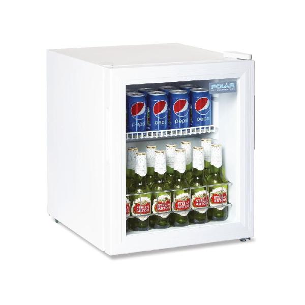 polar - mini frigo vitré professionnel à boissons - polar