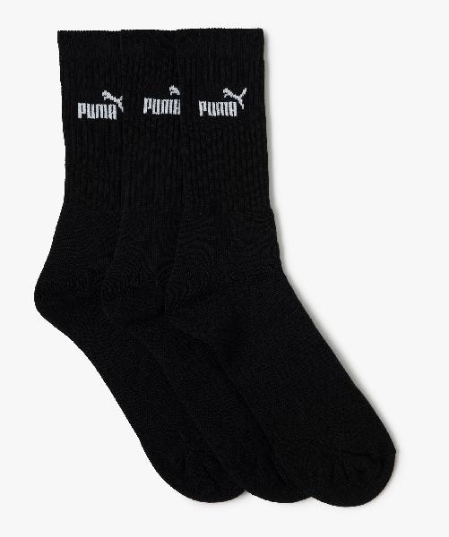 chaussettes homme de sport tige haute (lot de 3) - puma noir