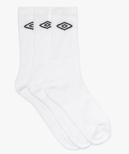 chaussettes homme spécial sport (lot de 3) - umbro blanc