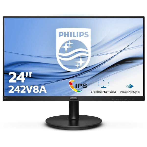 philips - 23.8" led 242v8a - moniteur pc - rue du commerce