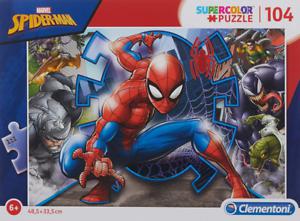 Clementoni- supercolor collection-spider-man-104 pièces-