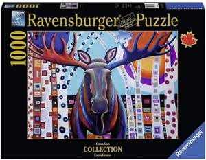 Ravensburger pz winter moose puzzle 1000 pièces fantasy,